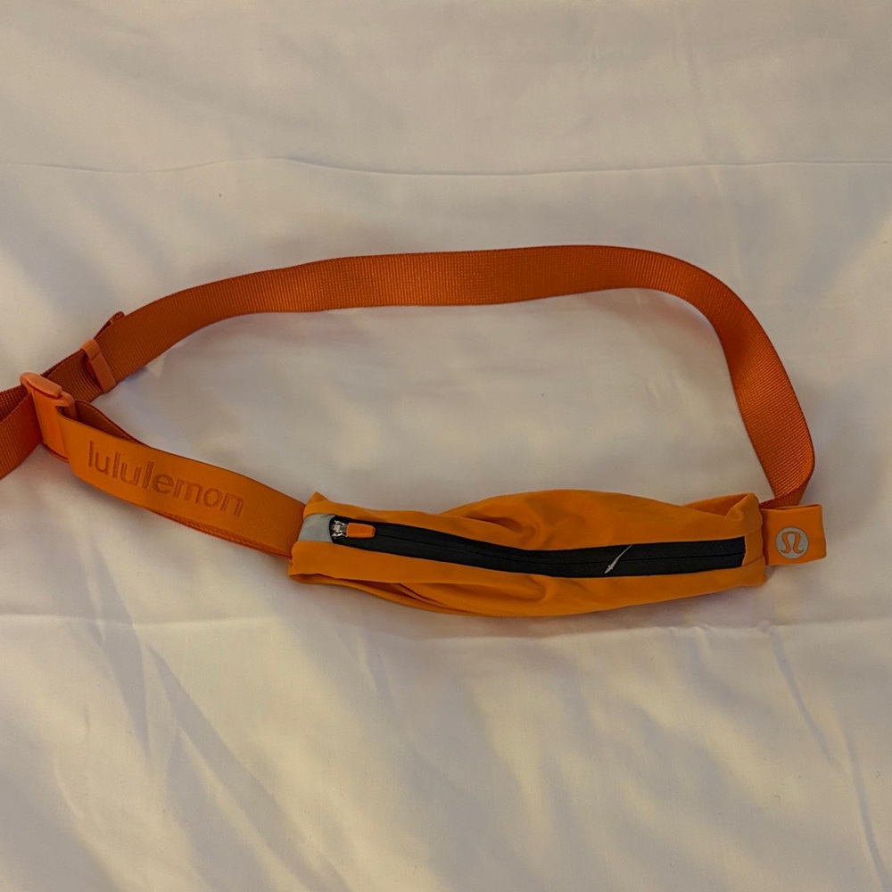 Lululemon Fast & Free  Orange Money Belt